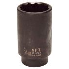 Socket 1/2" 34 mm Impact Deep Metric