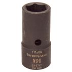 Socket 1/2" 17 mm x 19 mm Impact Shallow Flip SAE