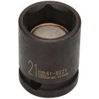 Socket 1/2" 21 mm Impact Shallow Magnetic Metric