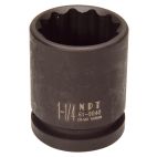 Socket 3/4" 1 1/4" Impact Shallow Thin Wall SAE