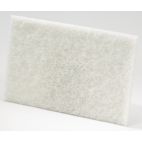 Scuff Pad 6 in x 9 in Light Duty - White