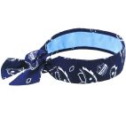 Chill-Its Cooling Bandana - Navy Blue Western