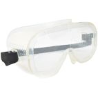 Safety Glasses / Goggles, Splash, Translucent Grey Frame, Clear Lens