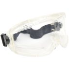 Safety Glasses / Goggles, Overspray, Translucent Grey Frame, Clear Lens