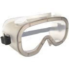 Safety Glasses / Goggles, Splash, Translucent Grey Frame, Clear Lens
