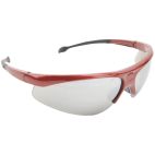 Safety Glasses / Goggles, Sport, Red Painted Frame, Grey Lens