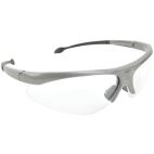 Safety Glasses / Goggles, Sport, Grey Painted Frame, Clear Lens