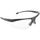 Safety Glasses / Goggles, Sport, Black Frame, Clear Lens