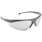 Safety Glasses / Goggles, Sport, Black Frame, Smoke Mirror Lens