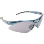 Safety Glasses / Goggles, Sport, Blue Painted Frame, Grey Lens