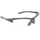 Safety Glasses / Goggles, Sport, Black Frame, Clear Lens