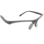 Safety Glasses / Goggles, Reader 3x Magnifying, Black Frame, Clear Lens