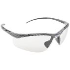 Safety Glasses / Goggles, Modern, Carbon Fiber Frame, Clear Lens