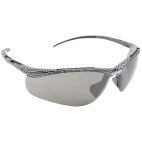 Safety Glasses / Goggles, Modern, Carbon Fiber Frame, Smoke Grey Lens