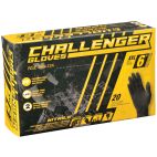 Nitrile Powder Free Gloves, Challenger, 6 mil, Black, XX-Large
