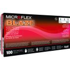 Safety Gloves, Blaze, Hi-Vis Orange, 10.6" Medium