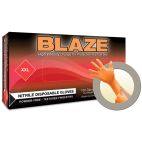 Safety Gloves, Blaze, Hi-Vis Orange, 10.6" XX-Large