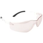 Safety Glasses / Goggles, Lightweight, Clear Frame, Indoor / Outdoor Mirror Lens