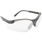 Safety Glasses / Goggles, Modern, Black Frame, Indoor / Outdoor Mirror Lens