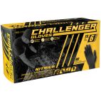 Nitrile Powder Free Gloves, Challenger, 6 mil, Black, XX-Large
