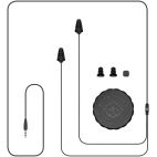 Earbuds, Wired, Black
