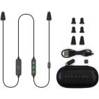 Earbuds, Wireless, Black & Green w/ Microphone