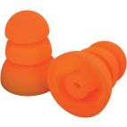 Earbud Plugs, Replacement, Silicone, Orange