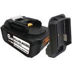 Mastercool Rechargeable Battery And Adapter Sleeve - 18 V