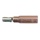 Primary Wire Heat Shrink Connector / Solid Seal Bullet Plugs 20 - 18 ga