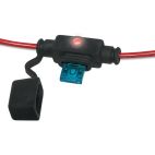 Fuse Holder Heavy Duty In-Line Mini Blade Fuse Holder w/ Cover