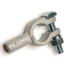 Battery Cable Terminals - Top Mount Straight Clamp Connector w/ Pre-Loaded Flux & Solder