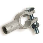 Battery Cable Terminals - Top Mount Straight Clamp Connector w/ Pre-Loaded Flux & Solder