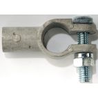 Battery Cable Terminals - Top Mount Straight Clamp Connector w/ Pre-Loaded Flux & Solder