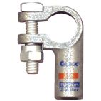 Battery Cable Terminals - Top Mount Left Elbow Connector w/ Pre-Loaded Flux & Solder