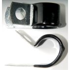 NAPA Wire 5/8 in Diameter 1/2 in Wide Rubber Dipped Insulated Metal Clamp - Pack of 5