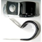 NAPA Wire 3/4 in Diameter 1/2 in Wide Rubber Dipped Insulated Metal Clamp - Pack of 4
