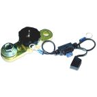 Battery Disconnect Switch - Universal Side Mount Compact Battery Switch w/ Fused Bypass