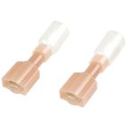 Primary Wire Heat Shrink Connector / Solid Seal Crimp 'N Seal Extreme Quick-Disconnect Double-Hump Terminals 18 - 22 ga
