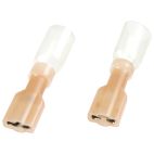 Primary Wire Heat Shrink Connector / Solid Seal Crimp 'N Seal Extreme Quick-Disconnect Double-Hump Terminals 18 - 22 ga