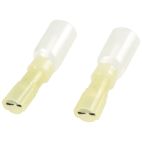 Primary Wire Heat Shrink Connector / Solid Seal Crimp 'N Seal Extreme Quick-Disconnect Double-Hump Terminals 12 - 10 ga