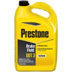 Prestone DOT 3 Brake Fluid - 1 gal- Synthetic, High Grade, 50,000 Mile