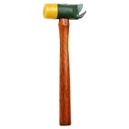 Perfect Equipment 75K Alloy Soft-Head Wheel Weight Hammer with Clip Claw