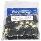 Air Brake Push to Connect PTC / Quick Connect QC Fittings Male Elbow Phillips Industries