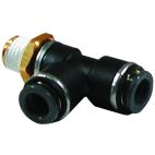 Air Brake Push to Connect PTC / Quick Connect QC Fittings Male Run Tee Phillips Industries