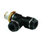 Air Brake Push to Connect PTC / Quick Connect QC Fittings Male Run Tee Phillips Industries
