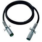 Trailer Connector Coiled Cables / Cords Assy - H/D Truck Straight Non ABS Trailer (Standard) Phillips Industries