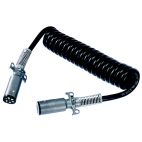 Trailer Connector Coiled Cables / Cords Assy - H/D Truck Coiled Non ABS Trailer (Standard) Phillips Industries