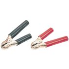 Battery Booster / Jumper Cable Clamps - H/D Truck Bare Parrot Clamp(s) w/ Vinyl Sleeve on Handle(s) Phillips Industries