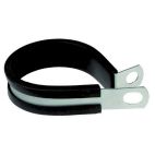 Phillips Industries 1 1/4 in Diameter 1/2 in Wide 1/4 in Hole Rubber Cushioned Insulated Metal Clamp - Pack of 5 Priced Per Clamp