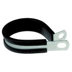 Phillips Industries 3/8 in Diameter 1/2 in Wide 1/4 in Hole Rubber Cushioned Insulated Metal Clamp - Pack of 25 Priced Per Clamp